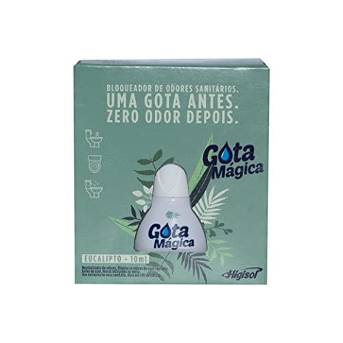 Neutralizador Odor Vaso Sanitário, Eucalipto - 10Ml, Gota Mágica