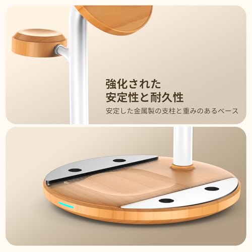 RoRoSkin 3in1 マグネット式ワイヤレス充電スタンド の商品画像 4