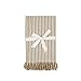 Set of Eight Yellow Ochre Striped Placemats