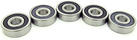 5x 6200-2RS Two Side Rubber Seals Bearing 6200-RS Ball Bearings 10x30x9mm