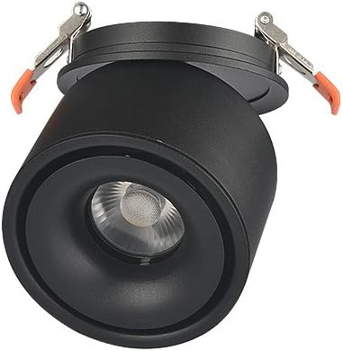 12W Dimmable LED Ceiling Down Light Recessed Mounted Decor Lamp Fixture White Finish Pure White