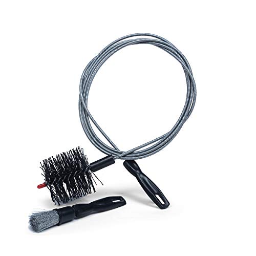 FryOilSaver Co, B67C, Pellet Stove Vent Cleaning Kit, Extra Length 10 Feet Long