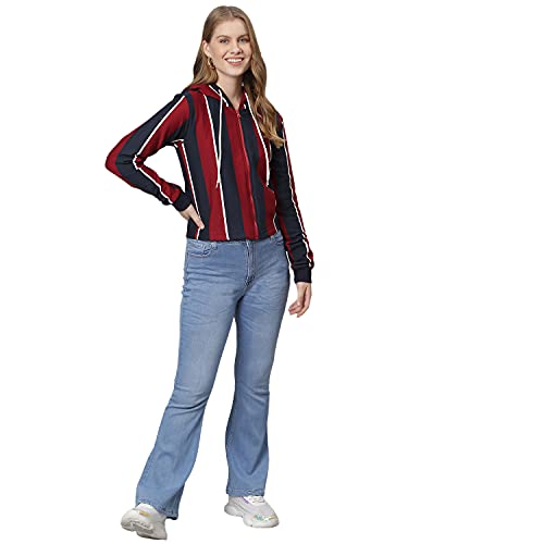Image of Campus Sutra Women's Cotton Crew Neck Sweatshirt