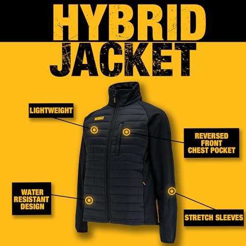 DEWALT Men's Hybrid, Lightweight, Water Resistant, Insulated Work Jacket2