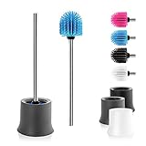 ✅ ROSTFREIES EDELSTAHL - Die Qualitäts WC-Bürste besteht aus rostfreiem und glänzendem Edelstahl sowie Kunststoff. Das solide Material macht sich schick in jedem Badezimmer und reinigt sicher.