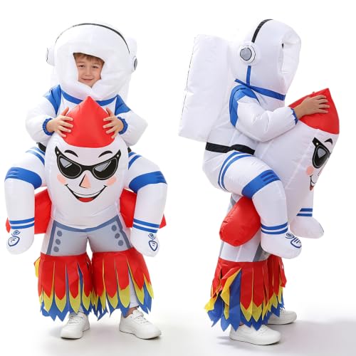 Inflatable Astronaut Costume for Kids,Boys Space Suit Halloween Costume - image 2