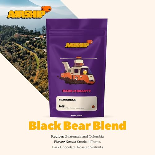 Airship Coffee Black Bear Blend Dark Roast, 250g miniatura 5