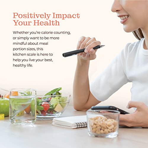 Digital Kitchen Food Scale - Lcd Display Weight In Grams, Kilograms, Ounces, Fl Ounces, Milliliters, And Pounds Perfect For Precise Measurements, Baking, Cooking, Meal Prep, Weight Loss, #TOP7