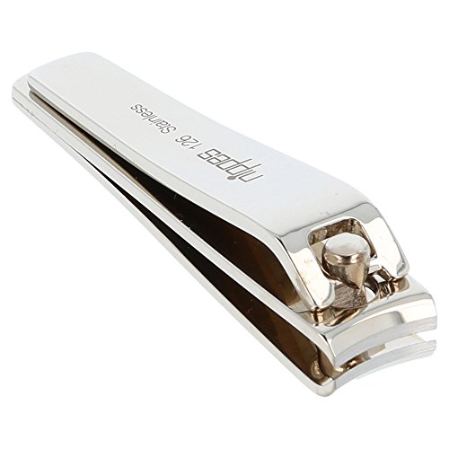 nippes Solingen Nagelknipser für Fingernägel | Vernickelter Stahl rostfrei | Länge 6 cm | Fingernagel Knipser… – Bild 3