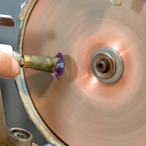 Disque plat diamant 10,2 cm grain 80 meule abrasive pour polissage de céramique et verre