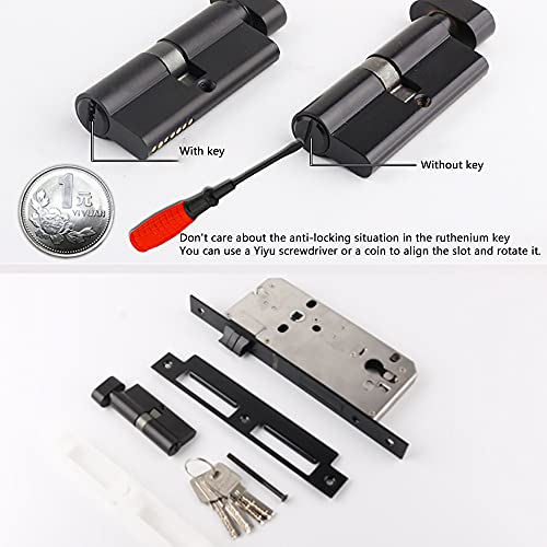 Bouton de porte octogonal en verre transparent pour rénovation de porte moderne - 6
