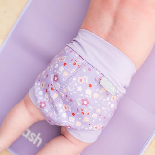 Miniatura 3 de Splash About Happy Nappy Duo Pañal De Natación Reutilizable, Lilac Spring, 4-5 Años