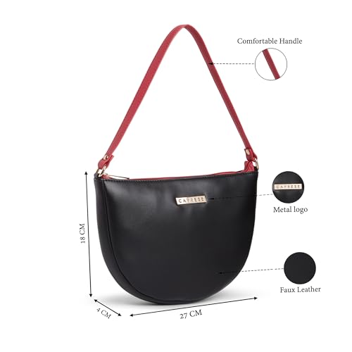 Image of Caprese Ginger Medium Hobo Bag for Women with Comfortable Handle | Stylish, Versatile Handbag for Everyday Use | Perfect for Casual Outings, Work, Travel, and Special Events