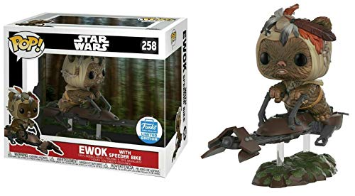 Funko Pop Star Wars Deluxe: Ewok With Speeder Bike