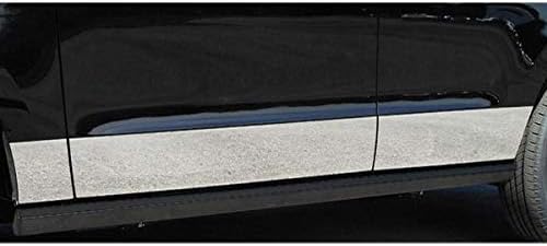 QAA is Compatible with 1991-1992 Chevrolet Caprice 6 Piece Stainless Rocker Panel Trim, Full Kit, 6.5" Width, Between Wheels only TH30176