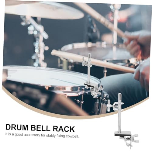 Clamp fijo para cowbell, soporte para batería, montaje en tubo, accesorios de percusión miniatura 6