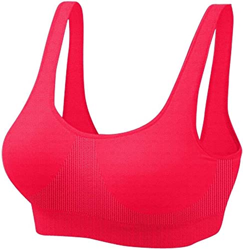 TEEKAY Women Sports Non Padded Bra (Red) Free Size (28 to 36)