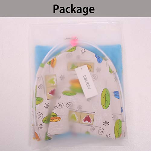 Qbleev Bird Nest Hut Hammock,Parrot Tent House Bed Habitat Hideaway Reversible Cushion Mat Placed Onto The Birdcage By A Metal Clasp,Fit For Budgerigar Parakeet Macaw Amazon Cockatoo Lovebird #TOP5