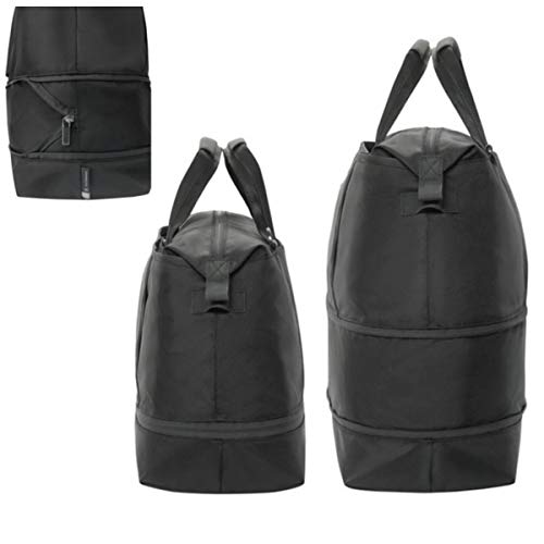 Victorinox Werks Traveler 6.0 Weekender Bag with Zipper Expansion, Black, 12.6-inch