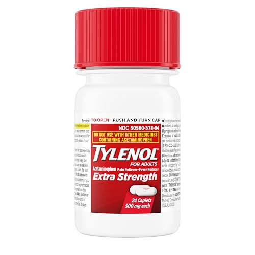 Image of TYLENOL Extra Strength Acetaminophen 500 mg Caplets 24 each