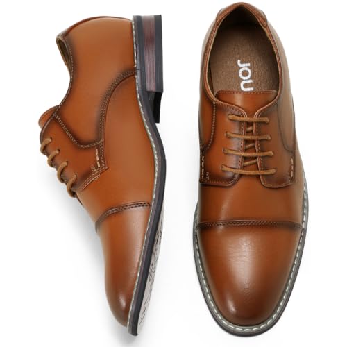 JOUSEN Men's Cap Toe Oxford Dress Shoes $23.09-$30.09 after 30% off - image 7