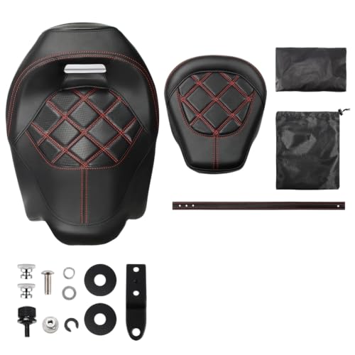 Asiento de motocicleta Touring para Road King Electra Street Glide FLHX cojín PU