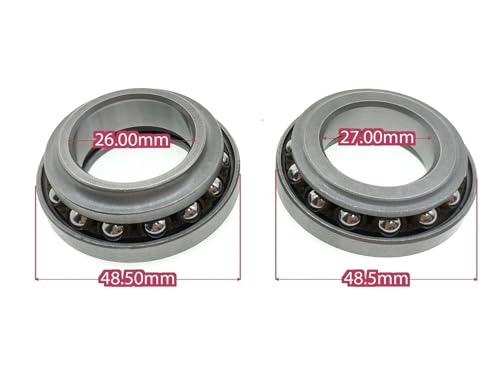 Kit de roulements de direction moto en acier renforcé pour CB400F - 6
