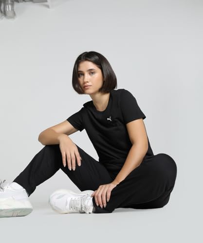 PUMA Unisex ESS Elevated Tee T-Shirts, PUMA Black, XL – Ansicht 5