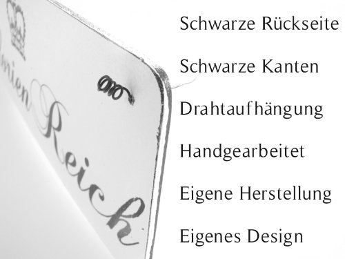 L' originale. Targa porta Shabby Vintage qui vive