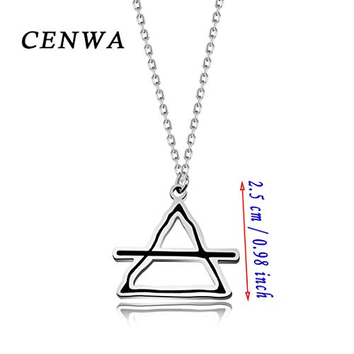 CENWA Element Symbols Fire Earth Water Air Symbol Necklace2