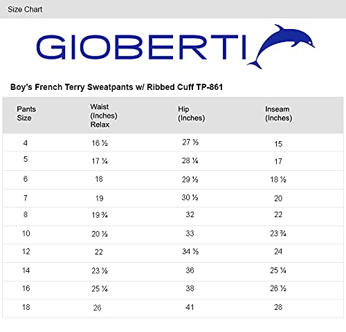 Gioberti Kids And Boys Jogger Track Sweatpants With Ribbed Cuffs, Camel, Size 10 #TOP6