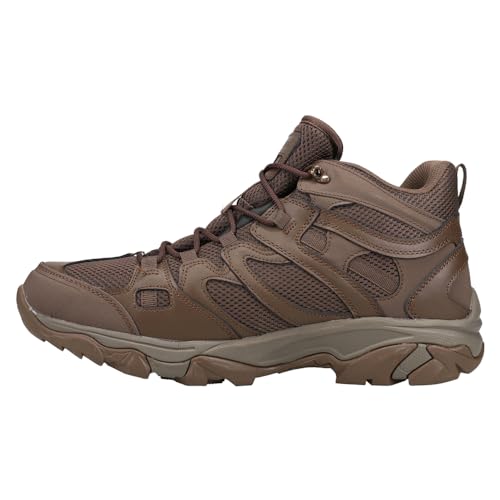 HI-TEC Mens Ht Ravus Mid Wp Lace Up Hiking Hiking Casual Boots Ankle - Brown - Size 9 M3