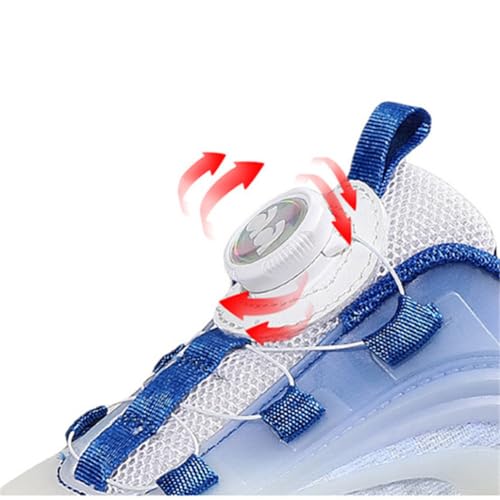 Kids Roller Skates Shoes Sneakers for Boys & Girls, Fashion Skateboarding Shoe Outdoor Parkour Shoes with 4-Wheels Unisex Retractable Skating Shoes for Children's Park Sports Walking