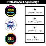 360 Photo Booth Machine for Parties, 360 Selfie Camera Booth, Slow Motion Rotating Video Booth 360 Photobooth with Flight Case (31.5 Inches) - Image 4