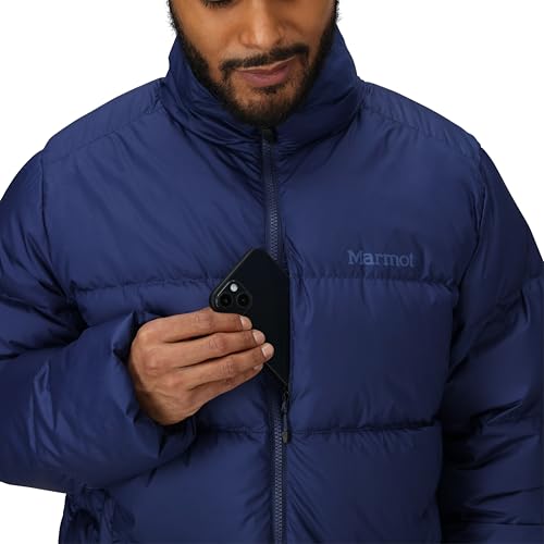 MARMOT Men's Guides Down Jacket, Down Filled, Water Resistant, Arctic Navy, Small by MARMOT - Image 8