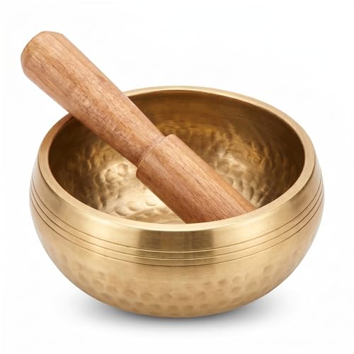 5" Copper Tibetan Singing Bowl Set