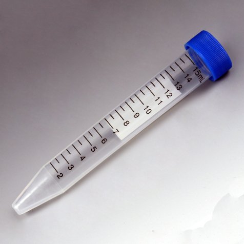 [250 Pcs] 15 ml Centrifuge Tube Conical, Sterile, D/RNase-Free, Non-pyrogenic, 12,000 Max. RCF (xg) (250)