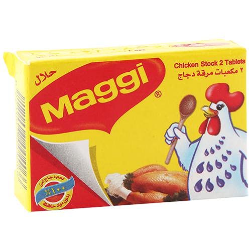 Image of Maggi Chicken Stock Cubes, 0.71 oz ℮ 20 g, 12 Pack