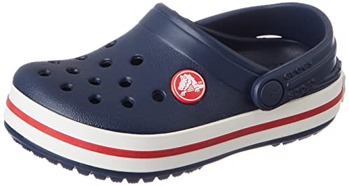 Image of Crocs unisex-child Crocband Clog Clog, Navy /Red, 4 UK M / 5 UK W (M5W7)