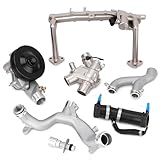 Upgraded Aluminum Coolant Water Pipe System Kit Compatible with Jaguar F-Type F-Pace XF XJ Discovery & Range Rover 2010-2021, Replaces LR107288 LR092992 LR109401 LR090630 LR048474 LR097165