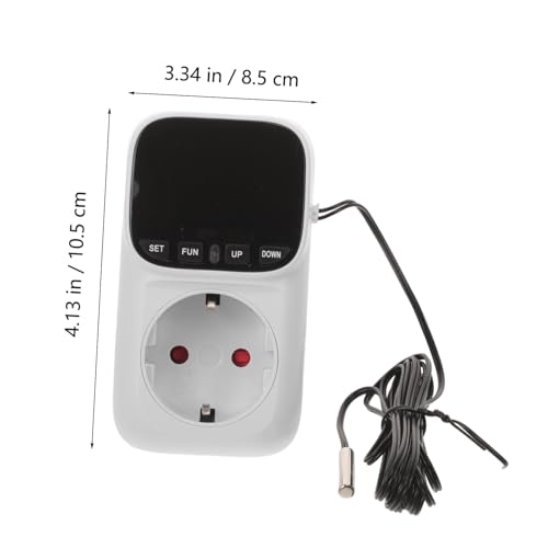 Termostato digital programable con enchufe y protección contra sobrecarga 3
