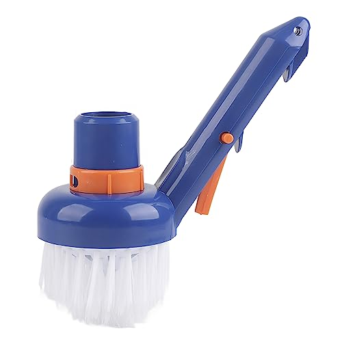 Cepillo para Piscina, Cepillo Aspirador para Esquinas de Piscina, depurador de Limpieza Resistente para spas, Paredes, Pisos, escalones y Esquinas
