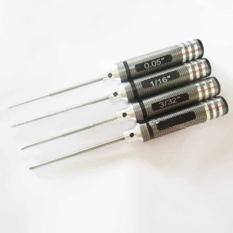 1Set Hexagon Screwdriver 0.05" 5/64" 1/16" 3/32" Hex Screwdrivers Screw Driver for Helicopter RC Drone Aircraft Spare Parts