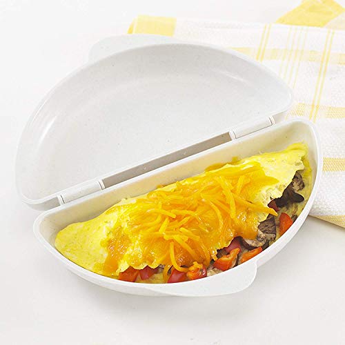 Egg Poacher Nordic Ware y sartén de microondas para desayunos rápidos sin salpicaduras 5