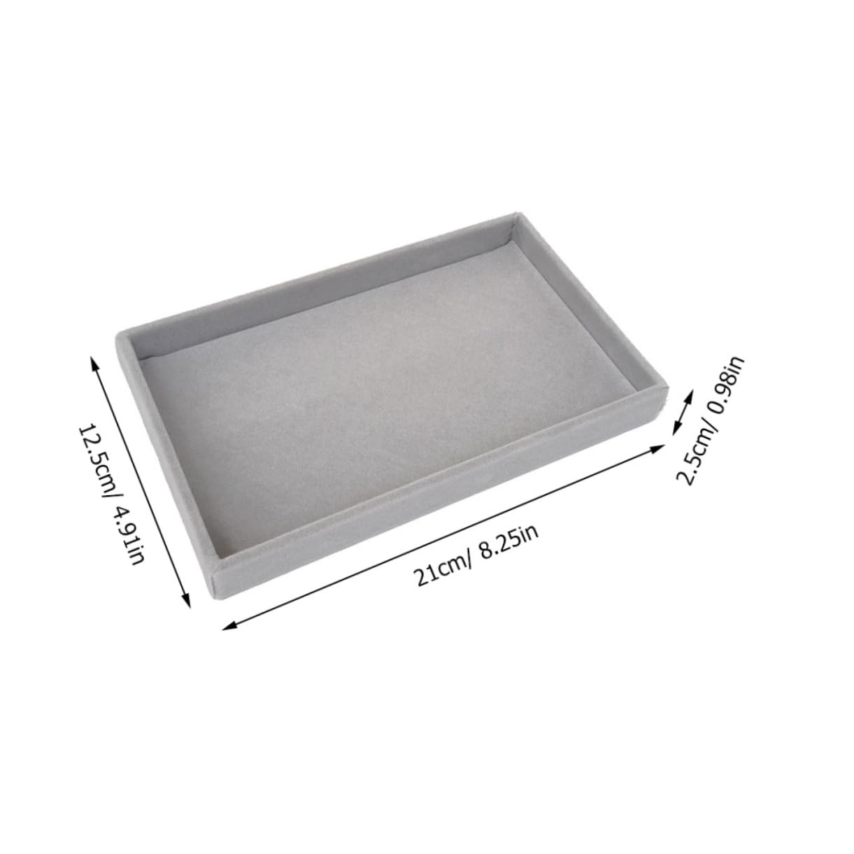 3pcs Stackable Jewelry Holder Tray with Xmas Necklace Bracelet Display