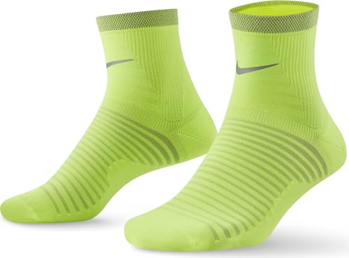 Nike Spark Lightweight Ankle Running Socks, SZ 10.5, Green