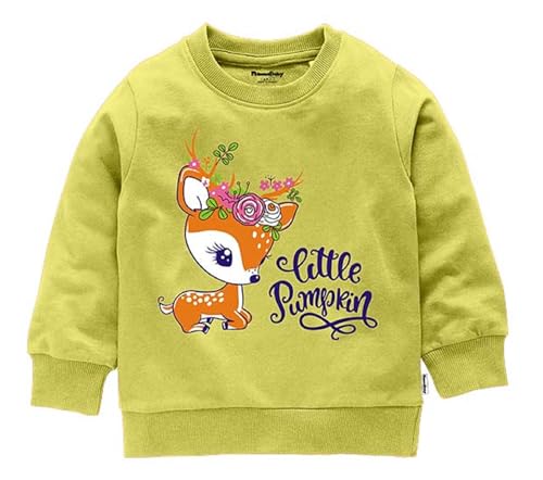 Image of NammaBaby Girls Cotton Round Neck Sweatshirt