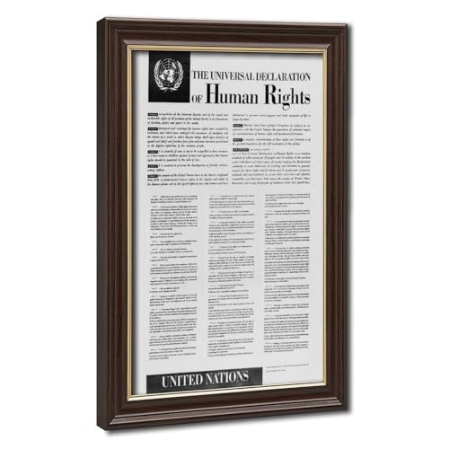Déclaration universelle des droits de l'homme toile suspendue pour design salon et bureau