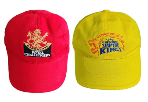 Image of Stylish Cotton Cricket&Football Combo Caps for Men, Women, Cotton Blend, Summer All Season Sports, Cricket, Gym, Branded, Adjustable Cricket Cap /Hat Quality Headwear
