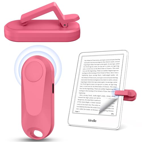 DATAFY [Case-Friendly] Page Turner for Kindle Paperwhite Oasis Kobo eReaders, Camera Camcorder Remote Controls, Page Turner Clicker for ipad Tablets Reading Novels with Wrist Strap Storage Bag